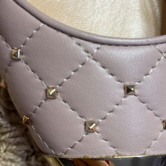 Authentic Valentino Poudre Rockstud Gold Pointe flats Shoes Size 38/8 - Picture 9 of 11